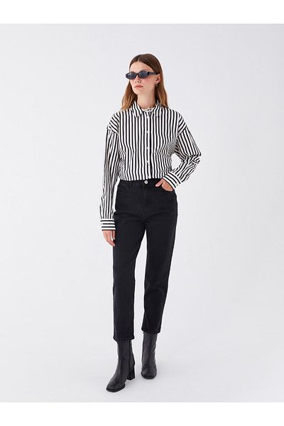 LC Waikiki Pantaloni de damă Jean - Mom Fit