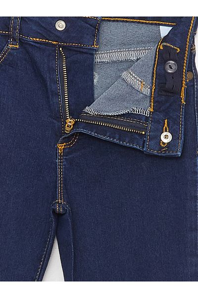 LC Waikiki Basic-Jeanshose für Mädchen mit ausgestelltem Bein