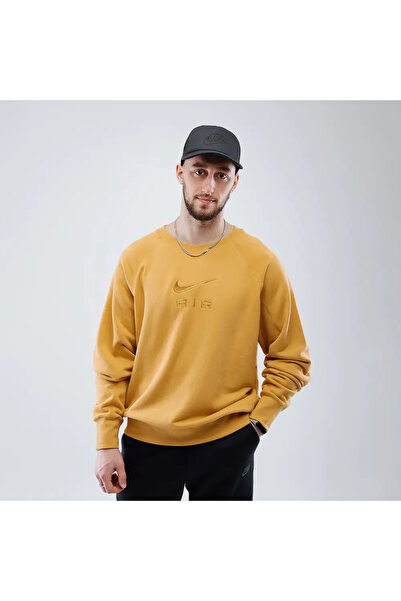 Nike Sportswear Air Fransız Havlu Kumaşı Erkek Crew Sweatshirt DV9829-725