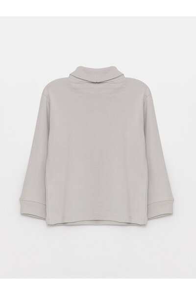 LC Waikiki Základní chlapecké tričko rolák s dlouhým rukávem