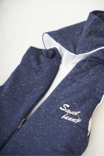 MİNİKO KİDS BABY BOY ZIPPERED HOODED COTTON VEST