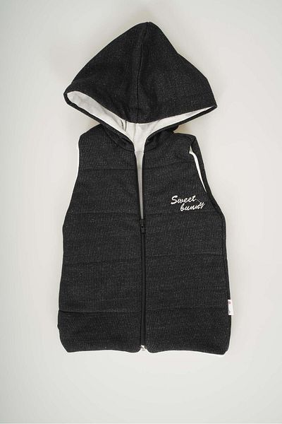 MİNİKO KİDS BABY BOY MODEL ZIPPERED HOODED COTTON VEST