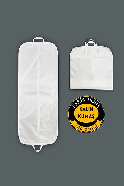 Paris Home 5 Pieces Evening Dress Cover with Handles, Evening Dress Cover, Evening Dress Gamboç, Clothes Cover, Evening Dress Carrying Cover