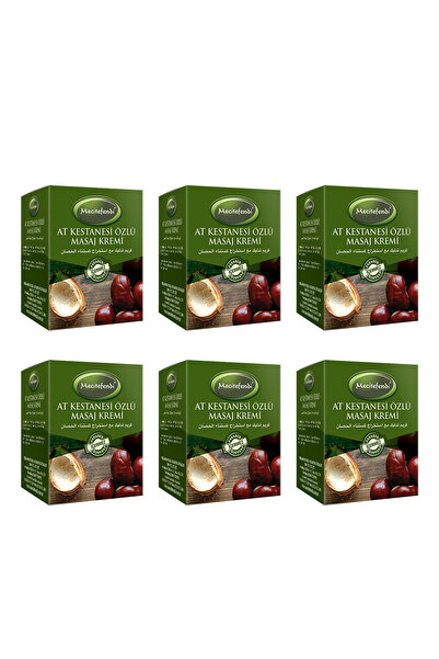 Mecitefendi MECİTEFENDİ MASAJ KREMİ AT KESTANESİ ÖZLÜ 90ML 6 ADET
