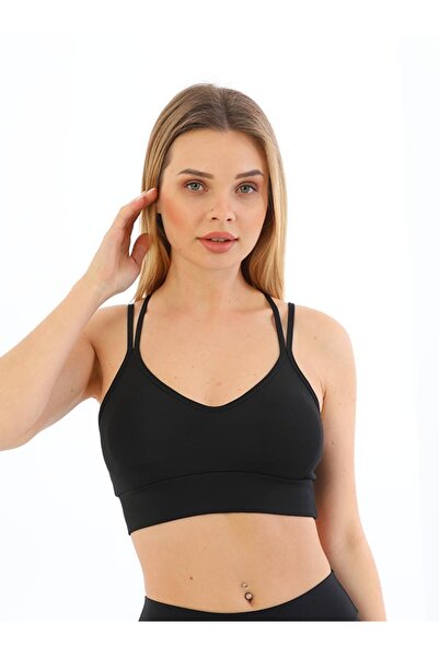 CLQTH قميص نسائي قصير - حزام حبل، شد، ظهر متقاطع، وسادة صغيرة منخفضة القطع