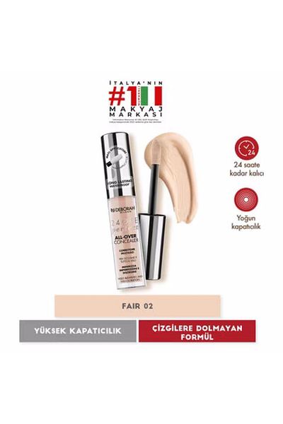 Deborah 24Ore All Over Concealer Waterproof 02 Beige