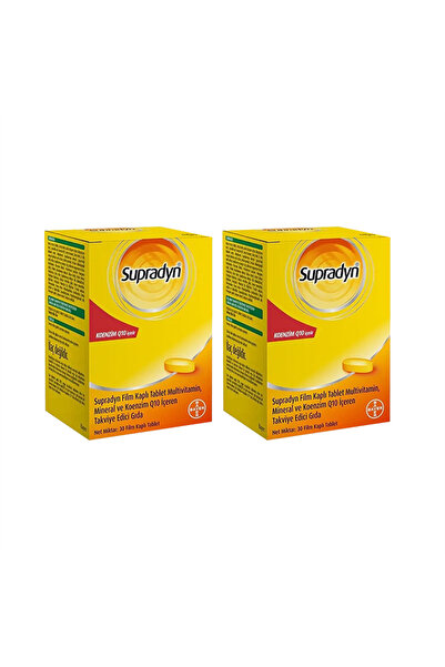 Supradyn Coenzyme Q10 - 30 Tablets x2 Pack