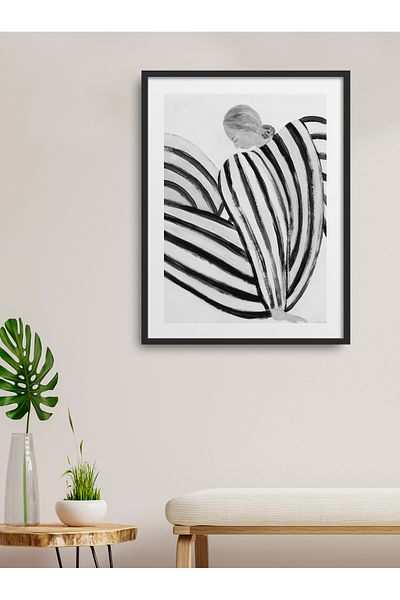HOMEPACK Pictură înrămată cu o singură figură feminină Pictură poster modernă clasică TK/166
