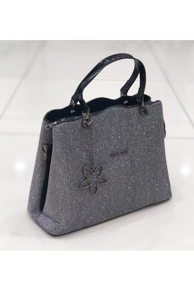 LUX LAZER ÇANTA Simli Kutu Şık/Gece Çanta
