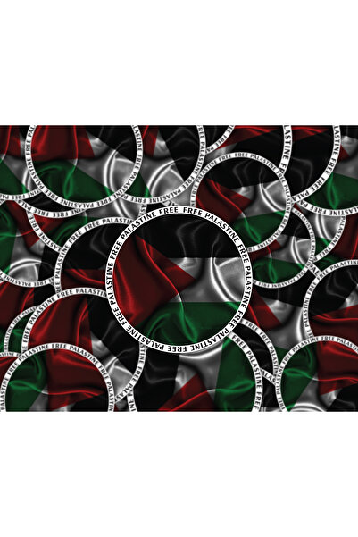 cakaybu Set de autocolante Free Palestine Free Palestine 1 foaie A4 8,7 CM 6 ...