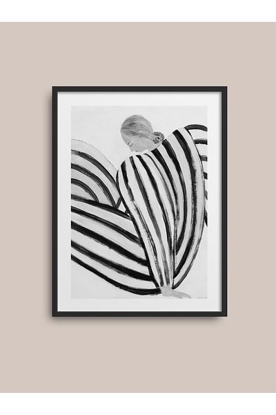 HOMEPACK Pictură înrămată cu o singură figură feminină Pictură poster modernă clasică TK/166