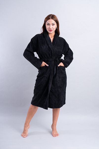 denizlicotton Γυναικείο μπουρνούζι Supersoft Velvet Αντιβακτηριδιακό