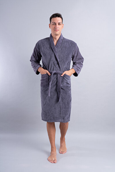 denizlicotton Ανδρικό αντιβακτηριδιακό μπουρνούζι SuperSoft