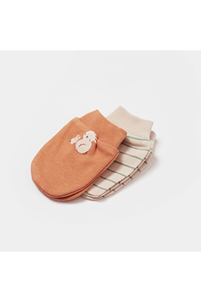 Biorganic Cool Lines Bunny 2-Piece Baby Gloves 72219