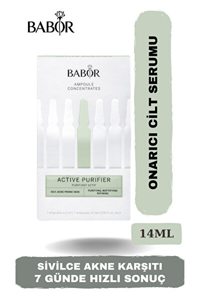 BABOR PURIFICATOR ACTIV Sivilce Akne Karşıtı 7'li Ampül