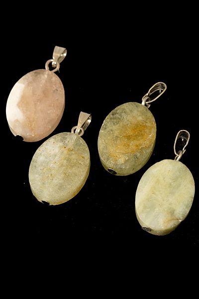 Tesbih Atölyesi Certified Faceted Natural Amazonite Stone Necklace