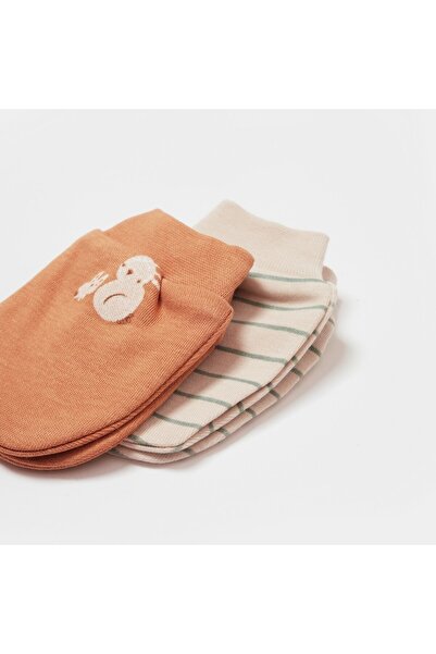 Biorganic Cool Lines Bunny 2-Piece Baby Gloves 72219