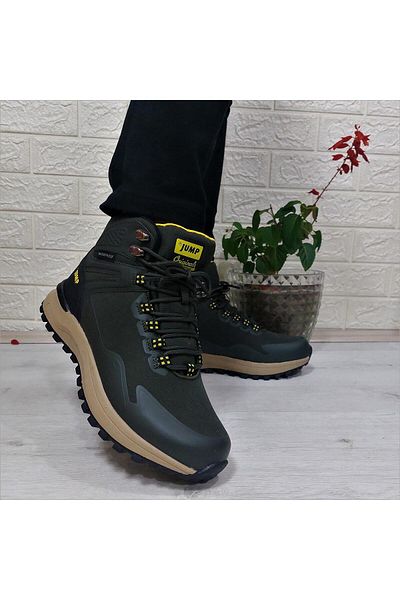 Jump 29652 Khaki Waterproof Non-Slip Comfortable Men's Boots