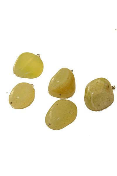 Tesbih Atölyesi Certified Original Raw Jade Necklace