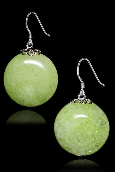 Tesbih Atölyesi Certified Yellow Quartz Stone Earrings - 1st quality