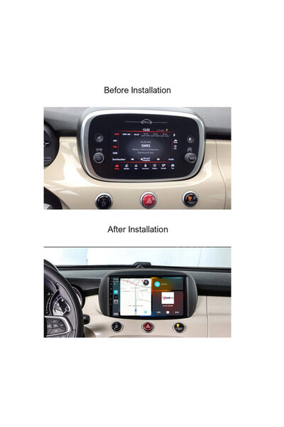 demirusta fiat 500x carplay YOUTUBE yandex WİFİ usb BT KAMERA