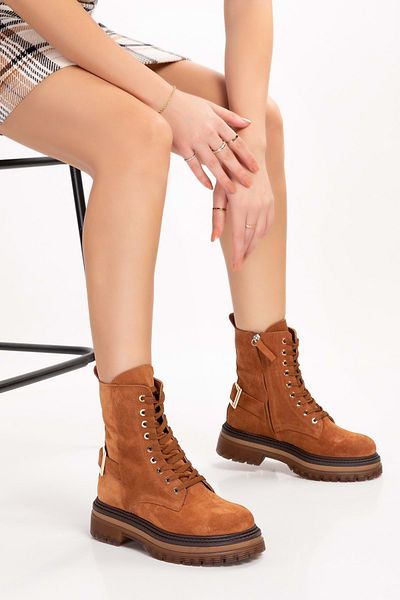 Gondol Cizme elegante de damă din piele naturală cu talpă de cauciuc Rg.66130