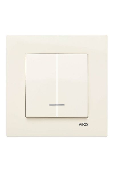 VİKO Viko Karre Cream Işk Commutator C.b.a.opp "10 قطع"