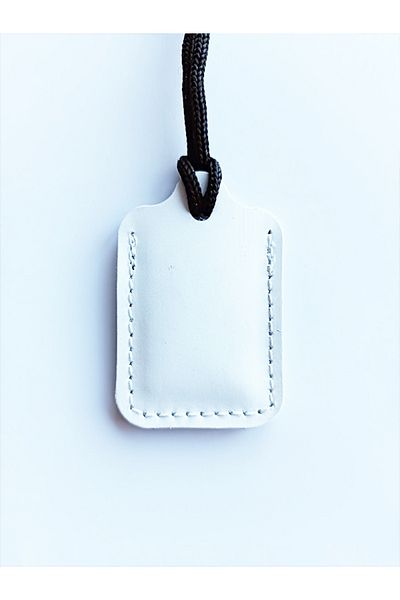 ViP GiFT Small Quadrilateral Cevşen Prayer Pendant Amulet Genuine Leather