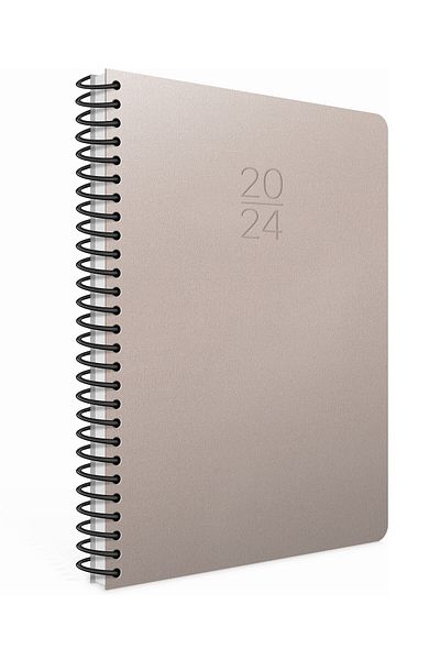 Gıpta Дневен дневен ред Eco 17x24 Spiral за 2024 г., 406-SEK (недели на една страница)