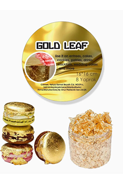 Dekamis Altın Varak 8 Yaprak Gold Leaf