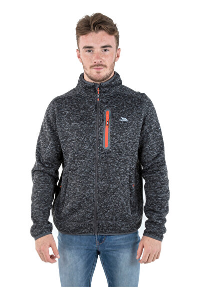 Trespass Antrasit Dik Yaka Polar Sweatshırt MAFLFLN20004