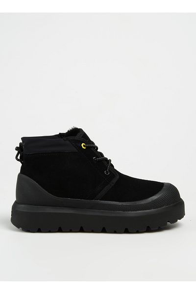 UGG Suede + Textile Men's Black Boots 1143991   M Classic Ultra Mini