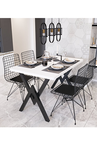 AVVİO White Dreams Mutfak Masa Takımı Yemek Masa Takımı
