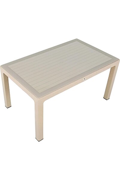 Çapa Masa Sandalye Capissi Bambu Camlı Masa 90*150