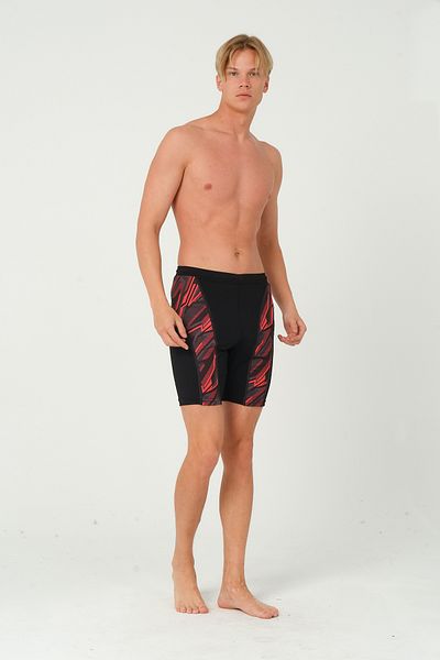 vawensea Men's Long Swim Trunks Black
