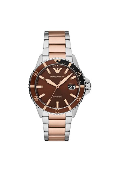 Emporio Armani Ar11340 42 Mm Gri Çelik Erkek Kol Saati