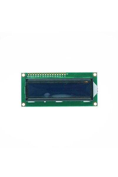 Robikit 2x16 LCD Ekran - I2C Lehimli Mavi Display