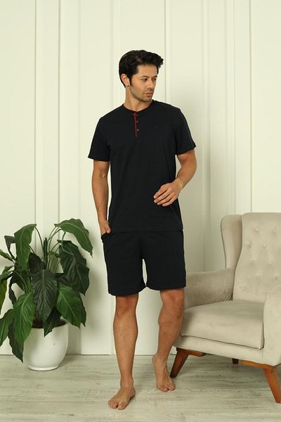 Espuar Men's 3 Piece T-Shirt Shorts and Long Pajama Bottoms Set 2025