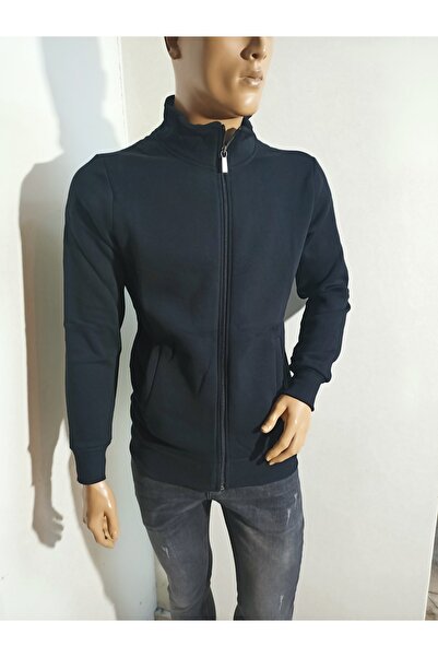 DYNAMO Світшот з високим коміром, трьома нитками, шардоном і блискавкою