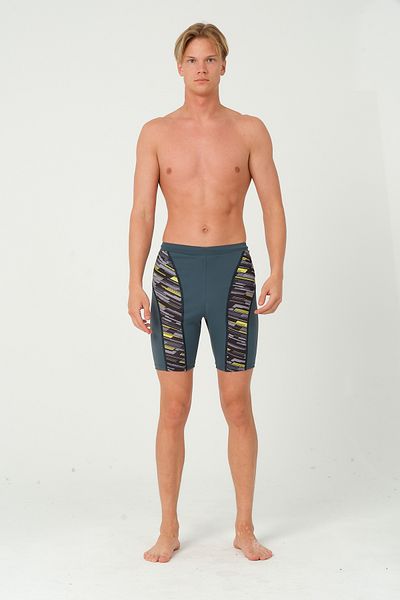 vawensea Men's Long Swim Trunks Anthracite