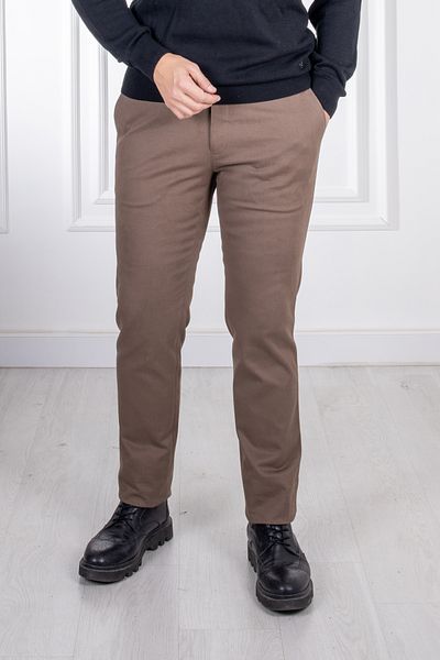Sarar Συνέντευξη Saris Dorlion Regular Fit Καφέ Παντελόνι από βαμβάκι