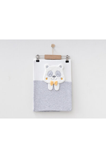 nc gift بطانية قطنية لطيفة للأطفال مطرزة بطبقة مزدوجة من القطن الممشط من Pandacik