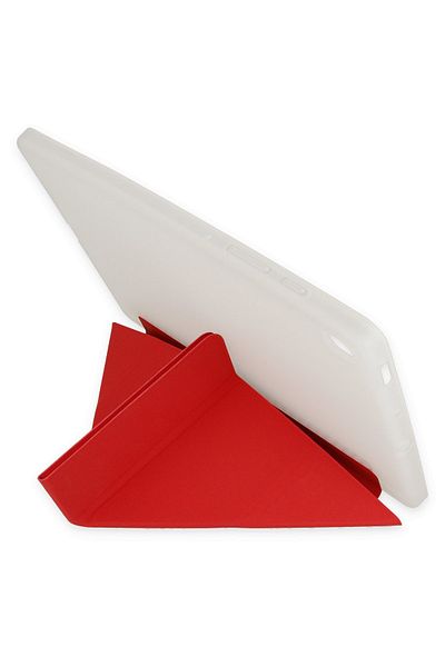 AQUA AKSESUAR iPad 10.2 (8th generation) Compatible Case with Pen Compartment and Sleep Mode Smart Case - Red