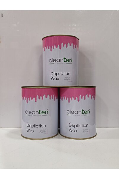 cleanten Titanium Pudralı Konserve Ağda 800ml 3'LÜ