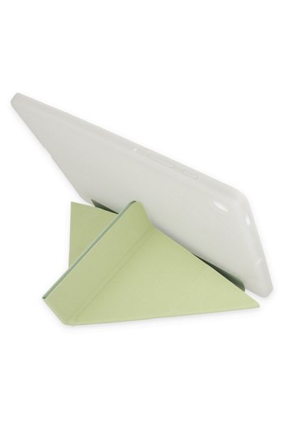 AQUA AKSESUAR iPad 10.2 (7th generation) Compatible Case with Pen Compartment and Sleep Mode Smart Case - Light Green