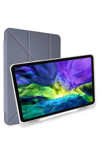 AQUA AKSESUAR Xiaomi Mi Pad 5 11 Compatible Case with Pen Compartment and Sleep Mode Smart Case - Lilac