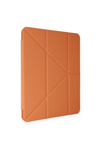 AQUA AKSESUAR iPad Pro 11 (2021) Compatible Case with Pen Compartment and Sleep Mode Smart Case - Orange