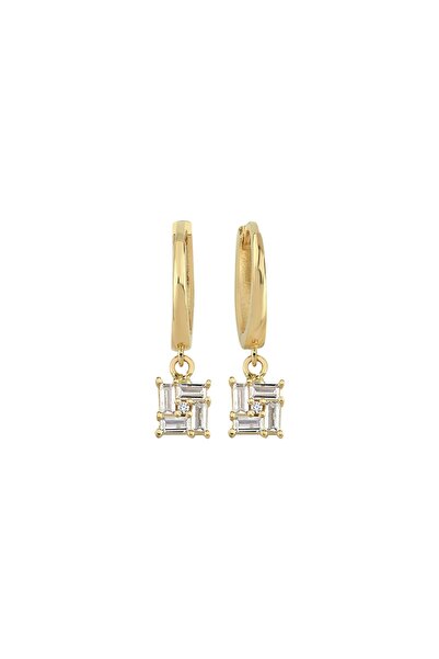 KRD 14 Ayar 2.15 gr Altın Sallantılı Küpe