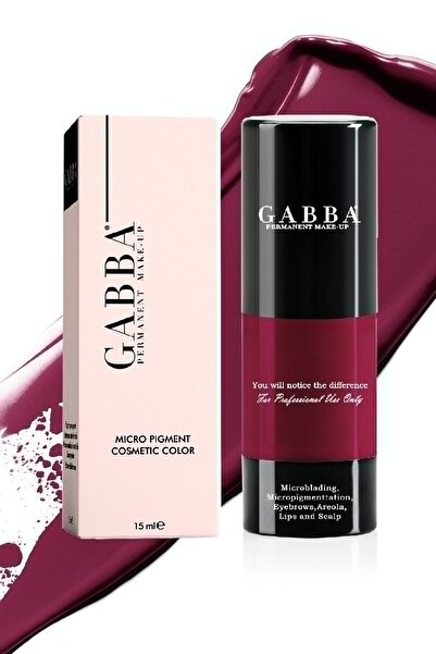 GABBA PERMANENT MAKE-UP 301 Mulberry Dudak Boyası Kalıcı Dudak Renklendirme K...