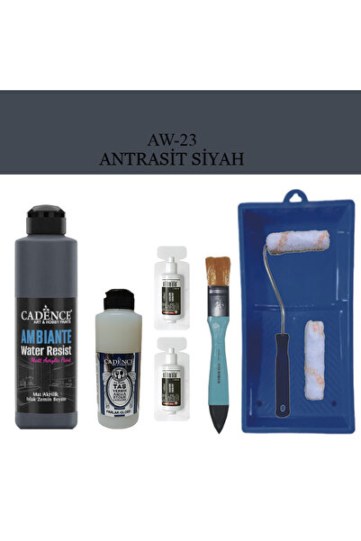 Cadence Boya Fayans Tezgah B-Ambiente Islak Zemin Aw-23 Antrasit 250Ml Katali...